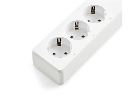 Prelungitor Smart WiFi 3 prize schuko 4x USB 1.8m 3680W 16A Nedis