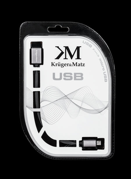 Prelungitor USB la micro USB 0.2m Profesional Kruger&Matz