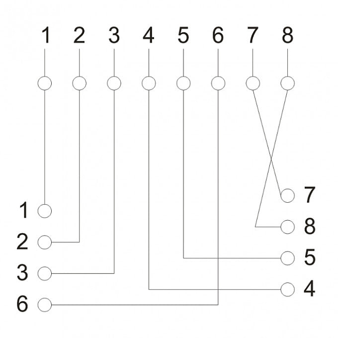 Priza de perete 8P8C FTP Cat5 1x RJ45 mama ecranat 70x45x25mm alb