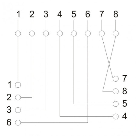 Priza de perete 8P8C FTP Cat5 1x RJ45 mama ecranat 70x45x25mm alb