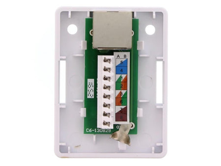 Priza simpla FTP cat6 RJ45 ecranat pe tencuiala Well