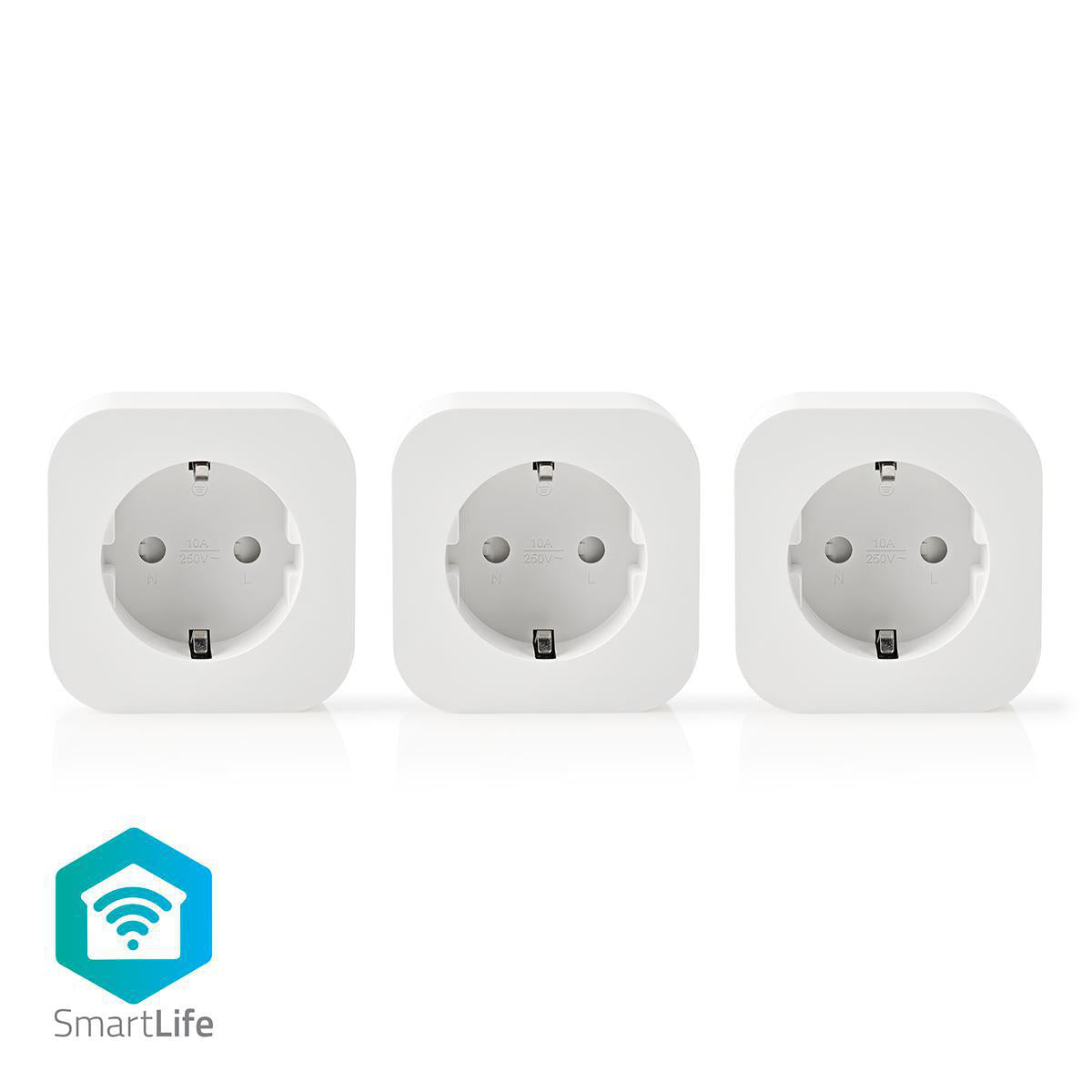 Prize Smart WiFi Schuko 10A Nedis set 3 bucati