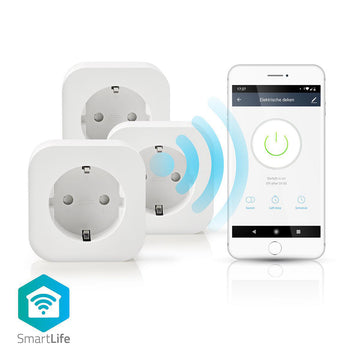 Prize Smart WiFi Schuko 10A Nedis set 3 bucati