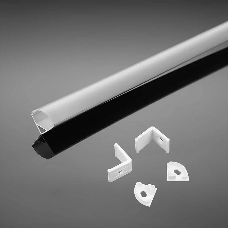 Profil aluminiu pentru banda LED 2m 15.8x15.8 mm alb pe colt V-TAC SKU-3369