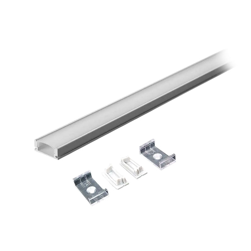 Profil aluminiu pentru banda LED 2m 23.5mm x 10mm alb SKU-3367 V-tac