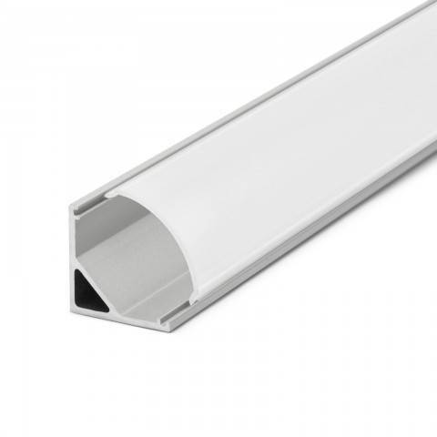 Profil din aluminiu pentru benzi LED 2000x16x16mm rotunjit Phenom