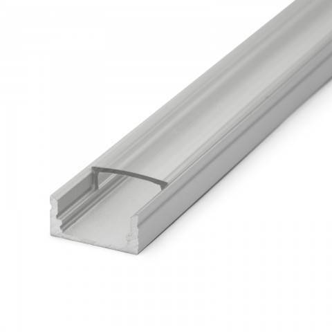 Profil U din aluminiu pentru benzi LED 1000x17x8mm Phenom