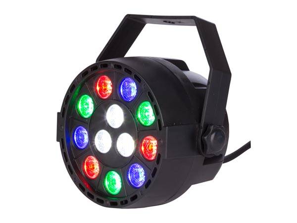 Proiector jocuri de lumini mini LED 9x 1W RGB +3x 1W alb Velleman