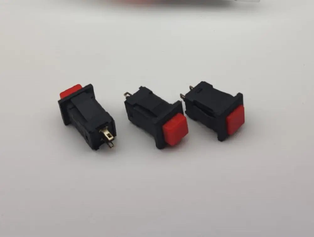Push Buton cu retinere "NO" plastic 14x14x20mm 1A/250V