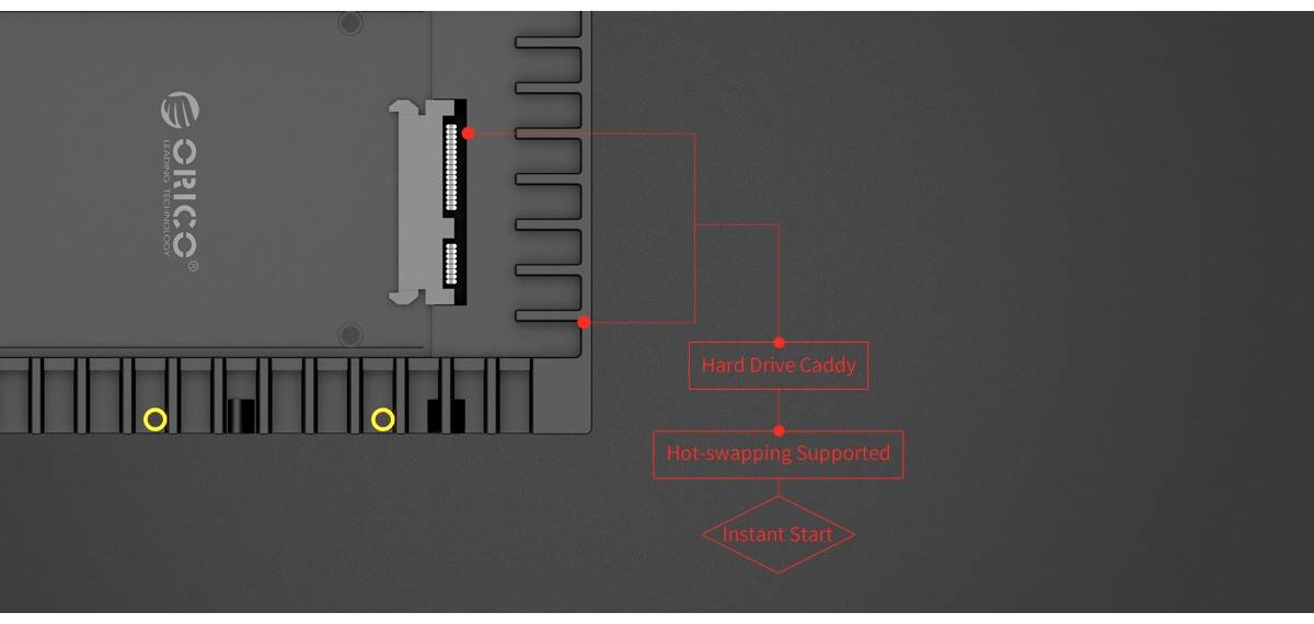 Rack SATA HDD 2.5" 1125SS Orico