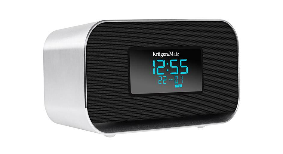 Radio cu ceas si alarma Bluetooth Intrare Aux-in USB Kruger&Matz