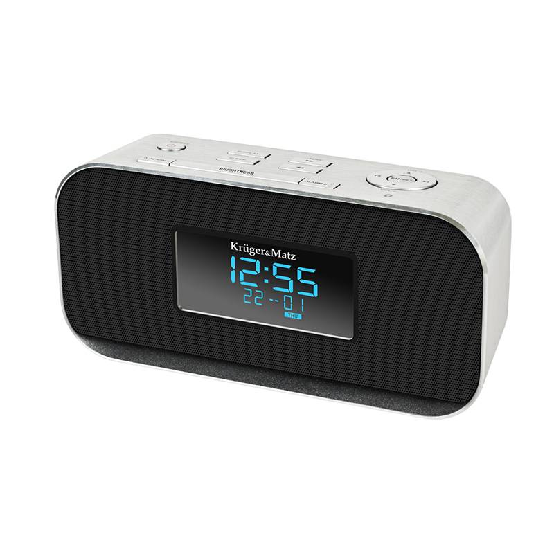 Radio cu ceas si alarma Bluetooth Intrare Aux-in USB Kruger&Matz