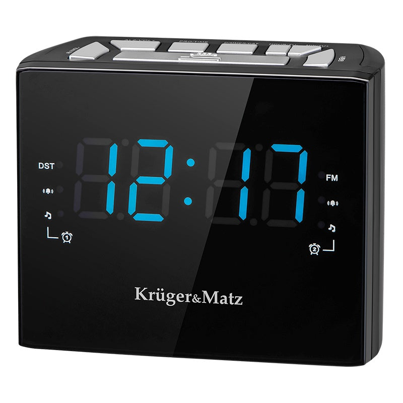 Radio FM cu ceas desteptator Kruger&Matz KM0821 Afisaj LED