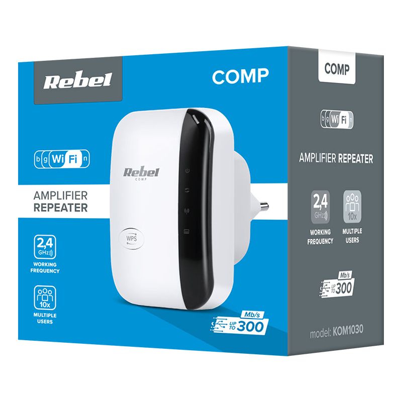 Range extender repeater 300MBps amplificator WI-FI REBEL