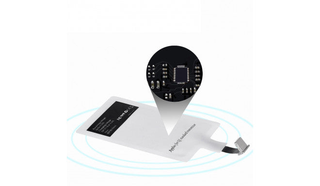 Receptor wireless Qi pentru Apple iPhone alb Choetech WP-IP-301WH