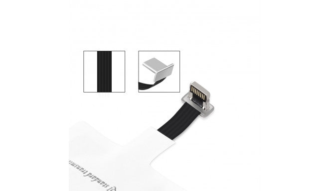 Receptor wireless Qi pentru Apple iPhone alb Choetech WP-IP-301WH