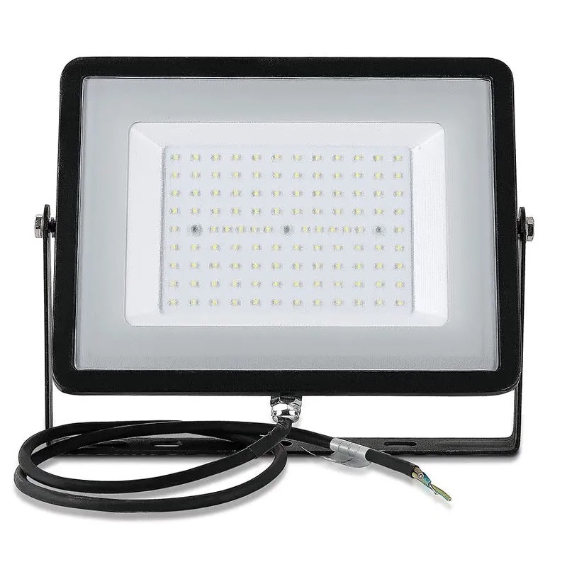 Reflector LED SMD 100W 8000lm 6400K IP65 negru cu cip SAMSUNG V-Tac SKU-414