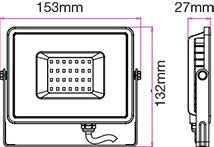 Reflector LED SMD 20W 1600lm 4000K IP65 alb cip SAMSUNG V-TAC