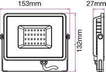 Reflector LED SMD 20W 4000K 1600lm IP65 negru-gri CIP SAMSUNG V-TAC