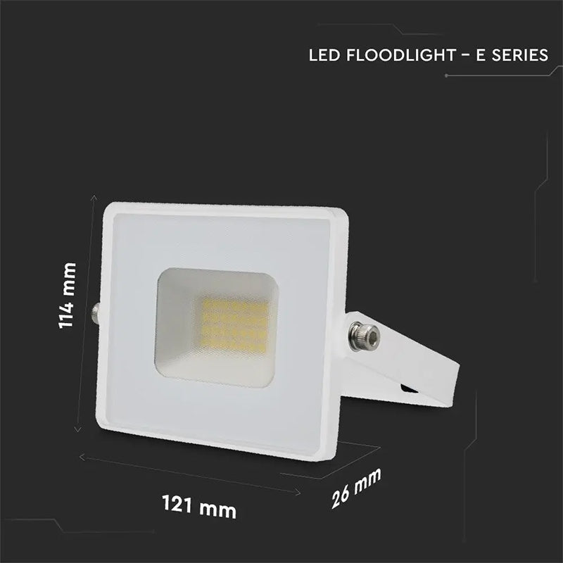 Reflector LED SMD 20W 6500K alb rece 1620lm IP65 alb V-Tac SKU-215951