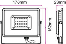 Reflector LED SMD 30W 2400lm 4000K IP65 alb cip SAMSUNG V-TAC