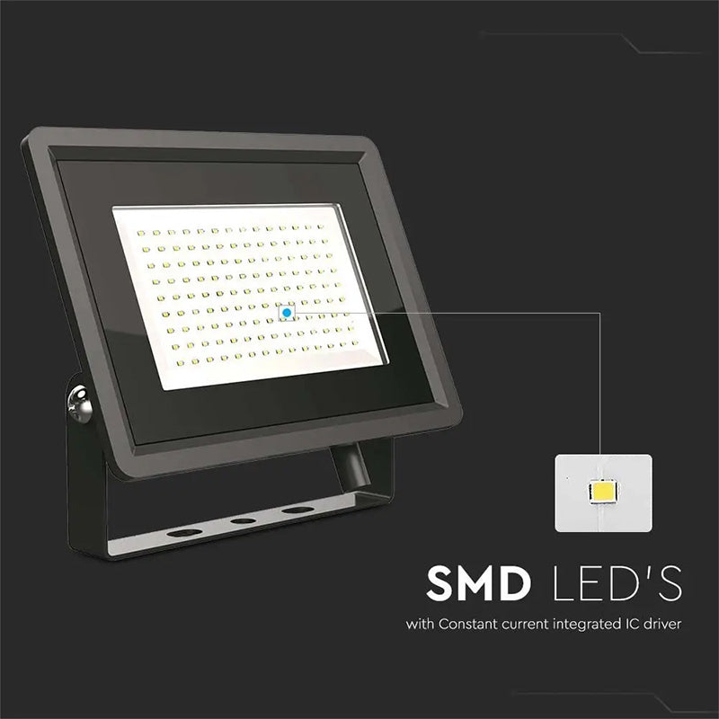 Reflector LED SMD Cip SAMSUNG 100W 8700lm 4000K IP65 negru V-TAC