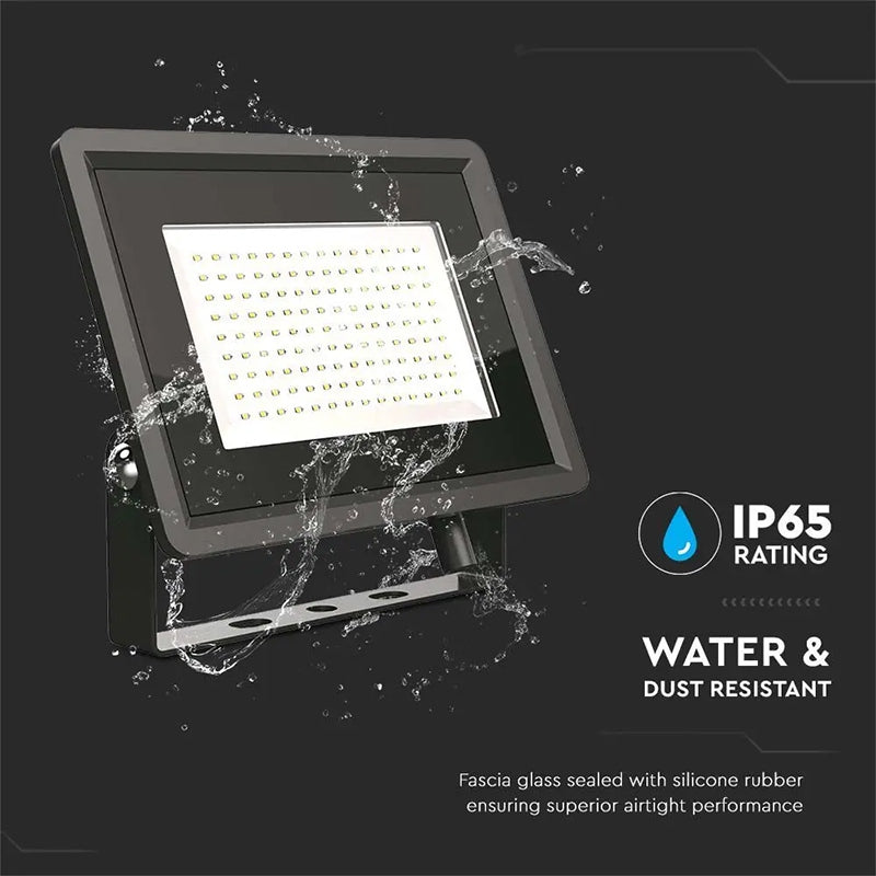 Reflector LED SMD Cip SAMSUNG 100W 8700lm 4000K IP65 negru V-TAC