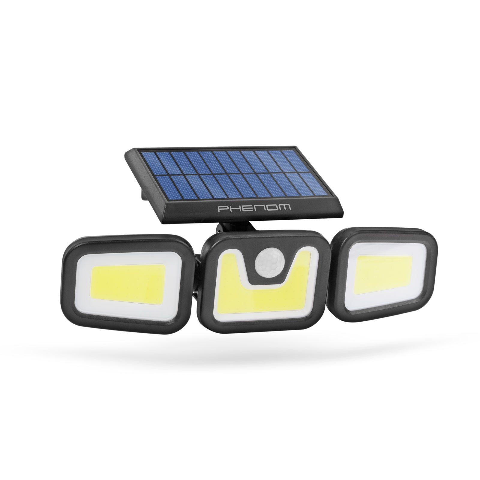 Reflector solar 10W 600lm IP65 rotativ cu senzor de miscare 3 LED-uri COB