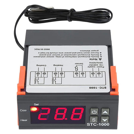 Regulator de temperatura termostst cu senzor NTC STC-1000 230V EUROKOMP