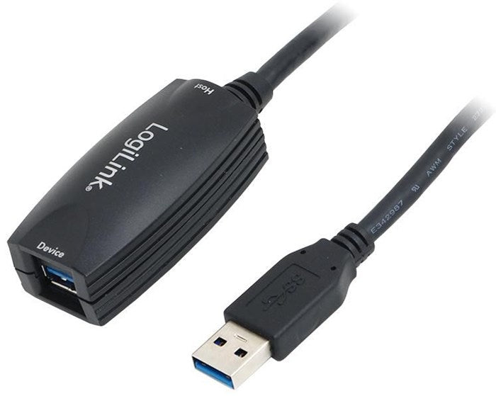 Repeater USB 3.0 5m USB A soclu - USB A mufa LOGILINK UA0127