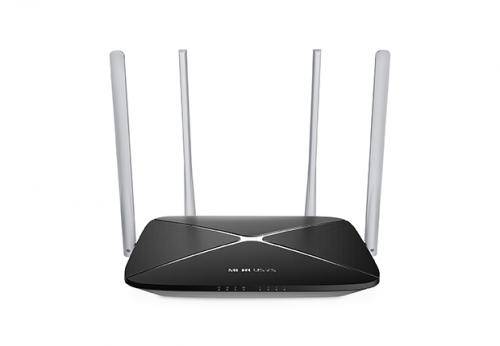 Router wireless dual band AC12 AC1200 4 antene fixe Mercusys