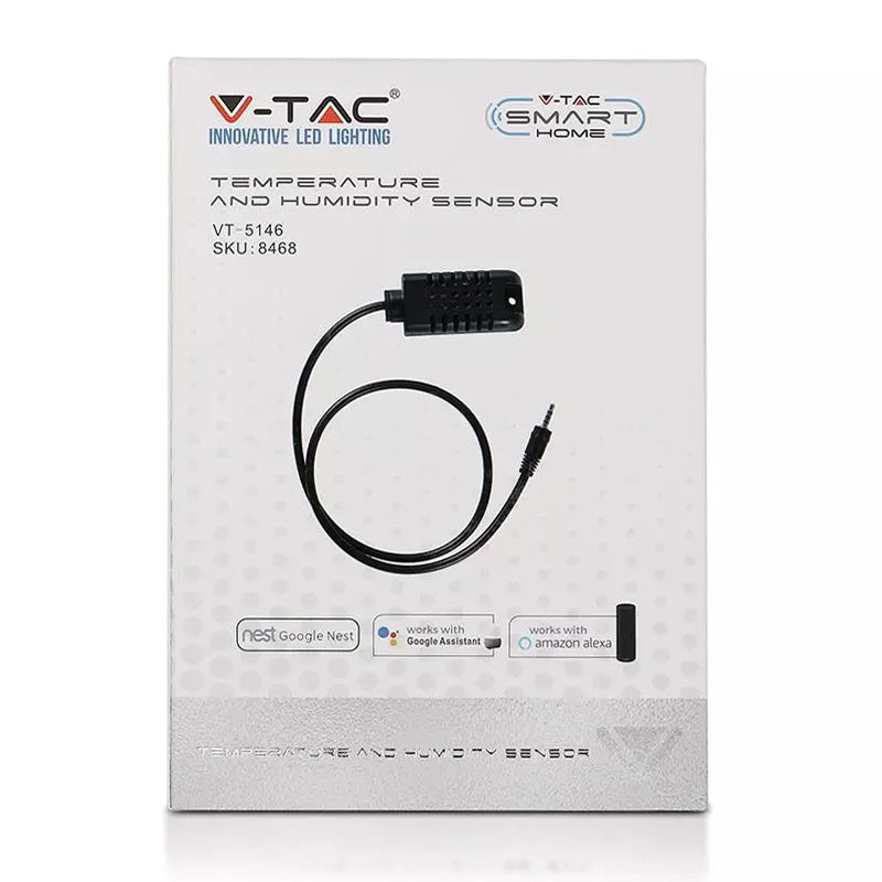 Senzor de temperatura si umiditate 0.5m IP20 V-TAC