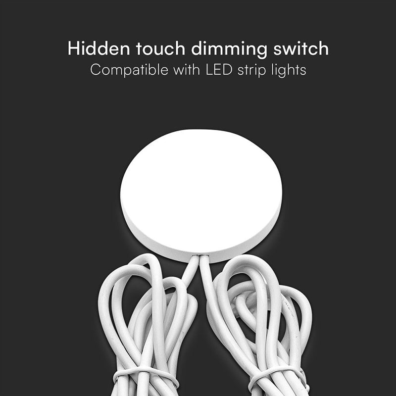 Senzor SMART TOUCH dimabil pentru banda LED - alb V-tac SKU-23465