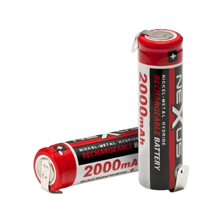 Set 2 acumulatori lipire mignon SAA HR06 Ni-Mh 1.2V 2000mAh Nexus