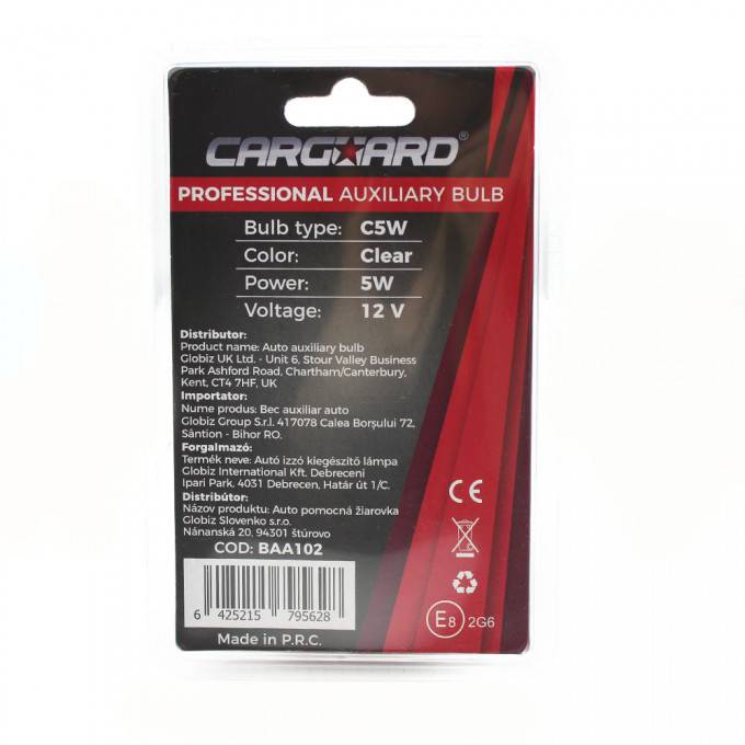 Set 2 becuri C5W incandescent CARGUARD