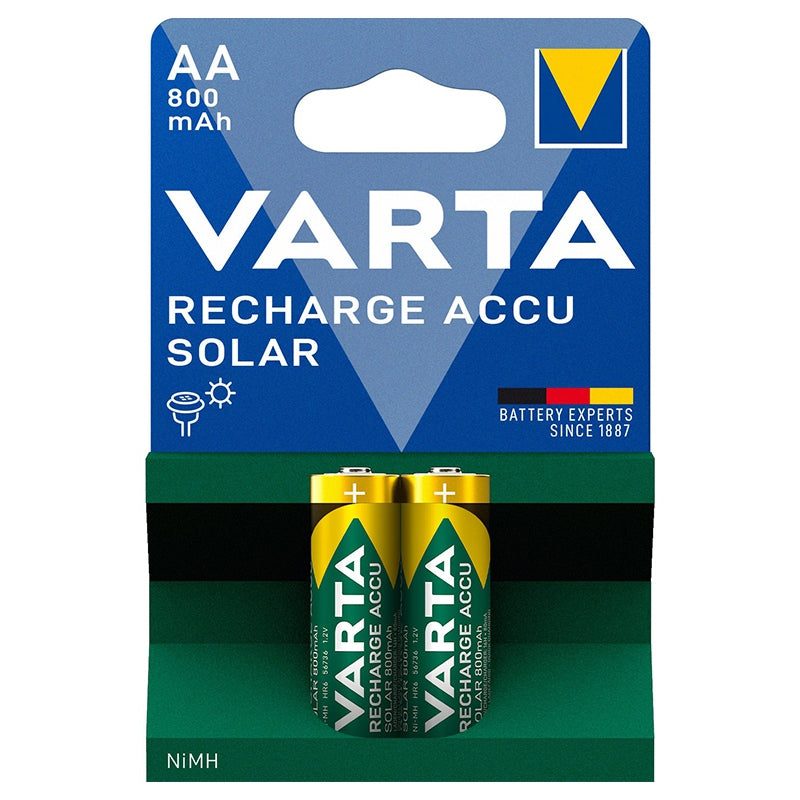 Set acumulatori AA Ni-MH 1.2V 800mAh SOLAR VARTA set 2buc