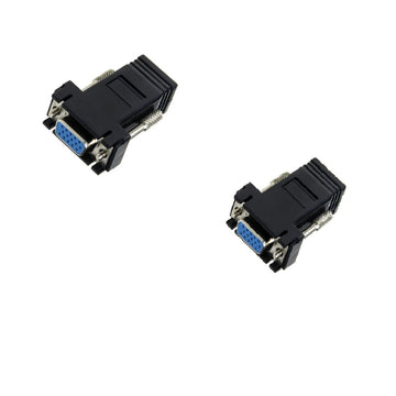 Set adaptor VGA mama la VGA mama prin cablu RJ45 2buc maxim 20m