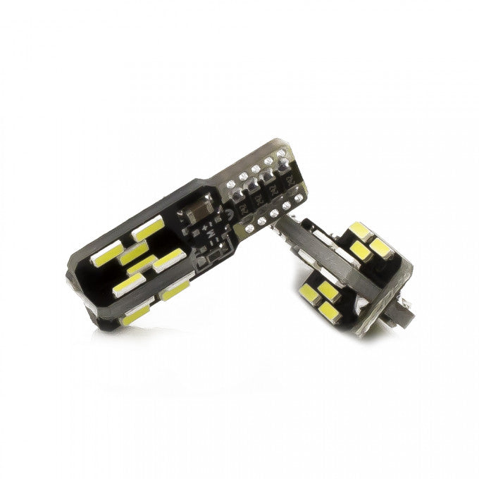 Set becuri LED auto T10 W5W 3W 240lm 6500K 12V Canbus pentru interior/portbagaj CARGUARD