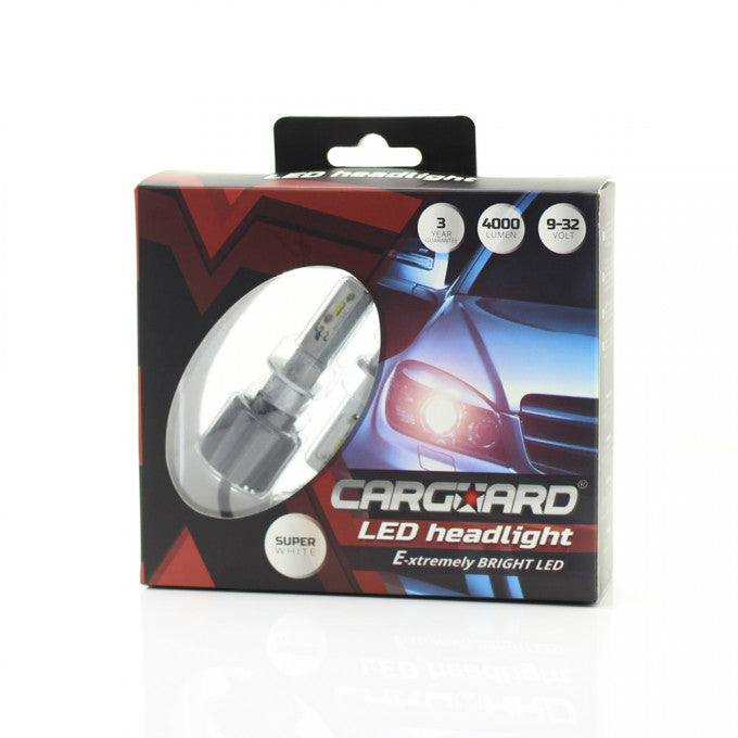 Set becuri LED H1 12-24V 6000K 4000lm 2buc Carguard