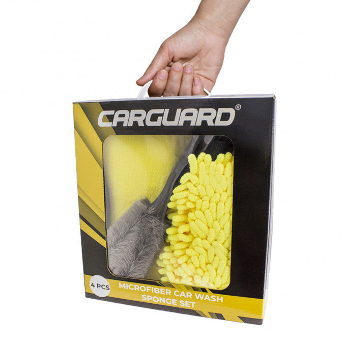 Set burete cu microfibre si perie Carguard