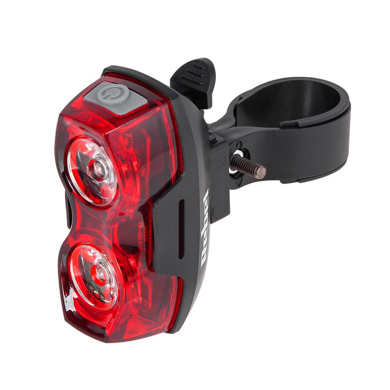 Set Far LED 1W si STOP LED 2x0.5W pentru bicicleta pe baterii 2x AAA/3X AAA REBEL