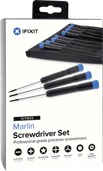 Set surubelnite service iFixit Marlin Screwdriver Set 15 buc IF145-462-1