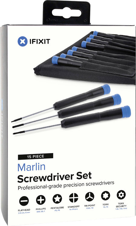 Set surubelnite service iFixit Marlin Screwdriver Set 15 buc IF145-462-1