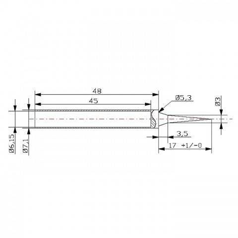 Set varf letcon de lipit 28011 2buc 28942 Fahrenheit