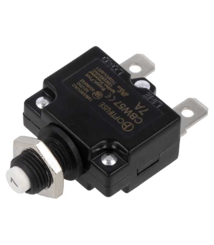 Siguranta termica 7A Imax1kA 125V 250V 32VDC 50VDC OPTIFUSE CBW57-ES-7A-5H
