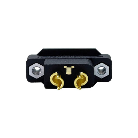 Soclu alimentare DC XT60 tata 3 pin (2+1) lipire neagra 600V AMASS XT60IE-M