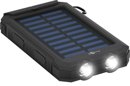 Solar PowerBank 8000mAh cu lanterna LED busola rezistent la socuri si apa Goobay