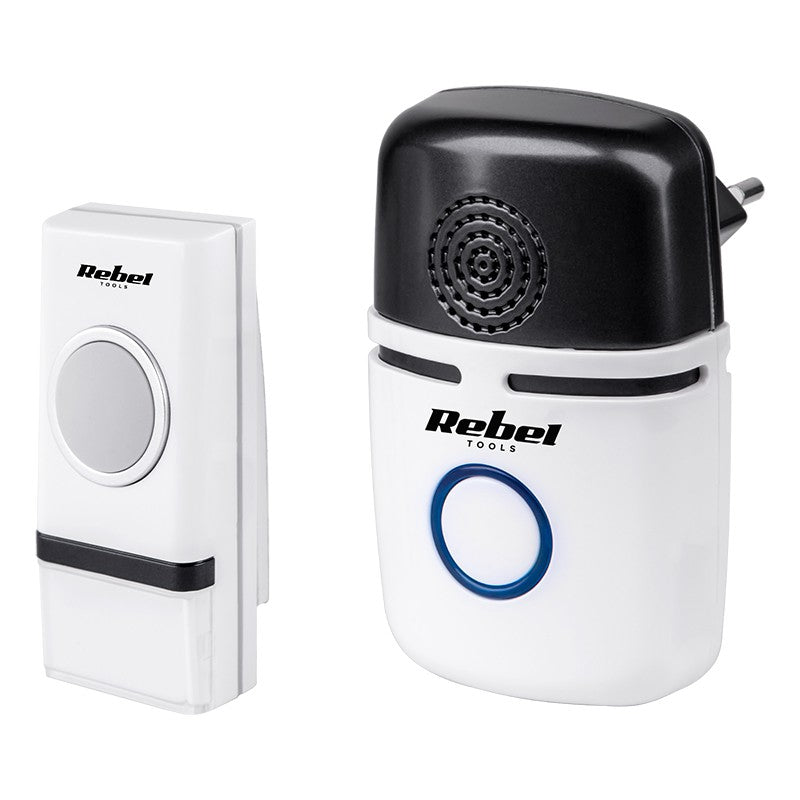 Sonerie wireless 48 melodii 4 nivele volum alarma 110-220VAC REBEL