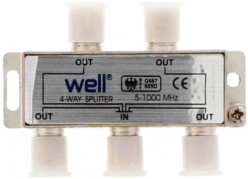 Spliter CATV 4 cai 1000Mhz Well