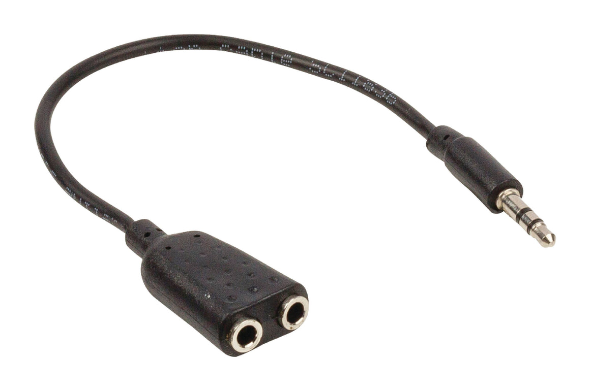 Splitter audio stereo 3.5 mm tata - 2x 3.5 mm mama 0.2m Valueline